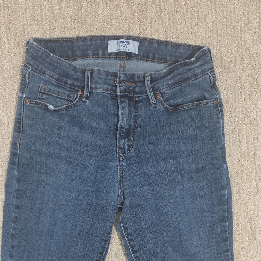Denizen from Levi's Blue Wide Leg Jeans - Picture 5 of 6